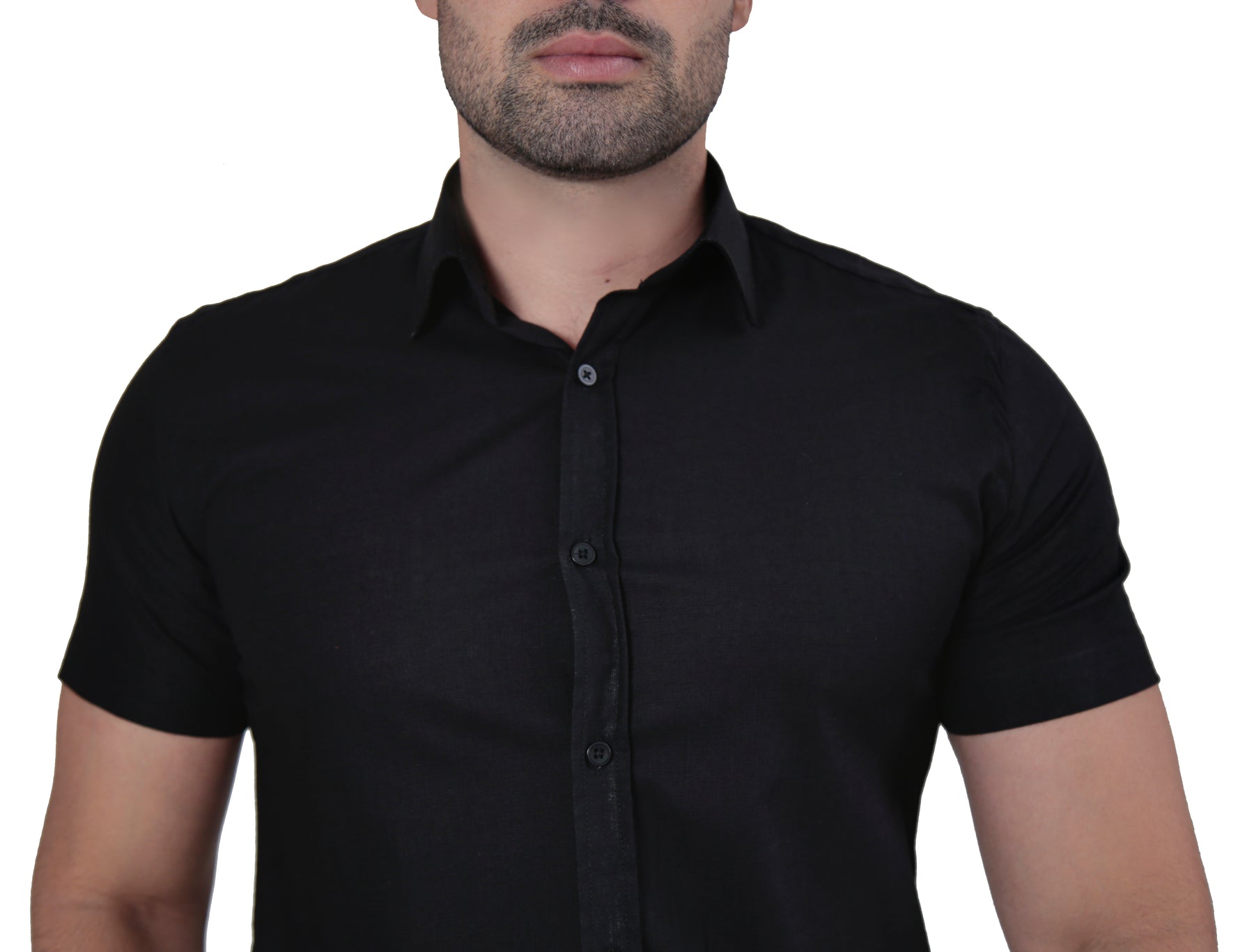 Camisa Manga Curta Slim Fit Básica