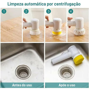 Escova Mágica/Multiuso 5 em 1 - Limpador Madassa 🧼 COMPRE 1 LEVE 2 SÓ HOJE 🚨